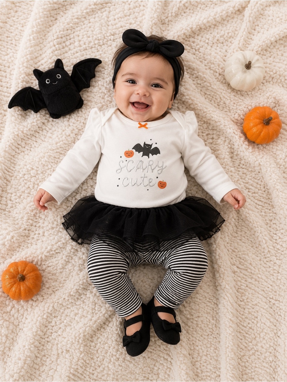 NWT Baby Girls 3 Mo. Scary Cute Carter’s Halloween Outfit